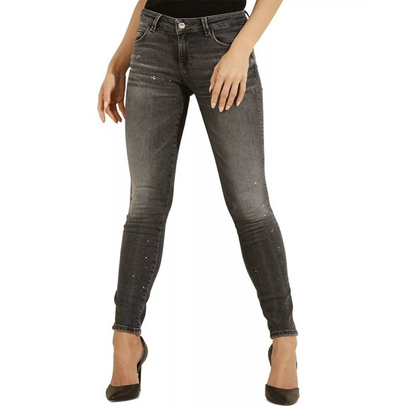 GUESS Curve Skinny Jeans in Ready to Glitzy - 24W x 30L - Picture 1 of 5